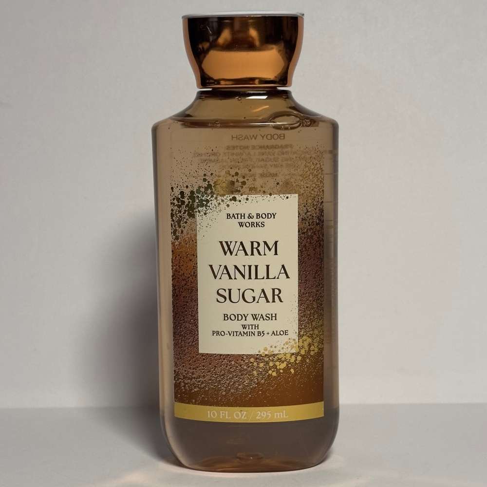 Bath & Body Works Warm Vanilla Sugar Body Wash With Pro-Vitamin B5+Aloe 10 fl oz